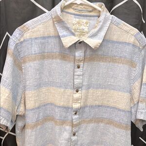 XL Tasso Elba Island Linen Button Up
